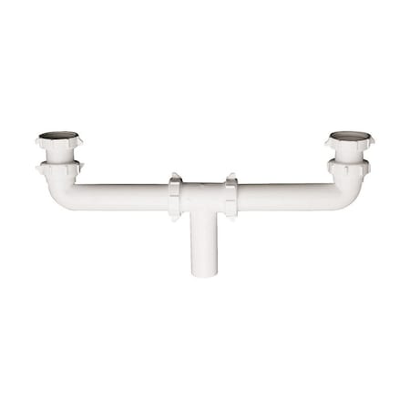 Keeney Mfg Plumb Pak 1-1/2 in. D X 16 in. L Plastic Center Outlet Waste PP930W